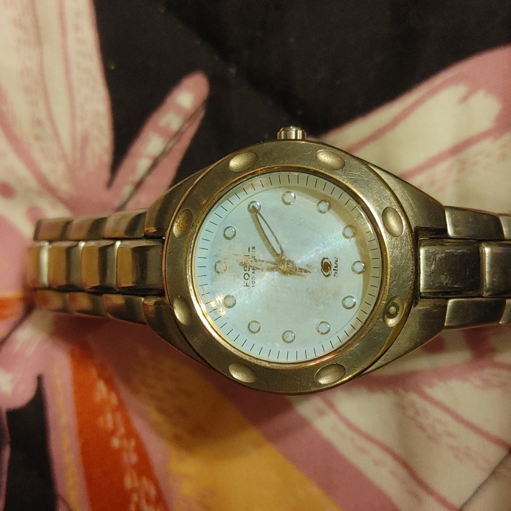 Woman's fossil watch